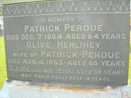 Patrick Perdue (1880-1964)