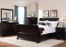 Bedroom sets living room sets mattress sets dining room sets sofa beds & sleepers kids' beds sofas & loveseats sectionals recliners & chairs office furniture entertainment centers rugs, lamps, & tables sale. Inglewood Sleigh Platform Storage Bed 6 Piece Bedroom Set In Deep Cherry Finish By Homelegance 1402sl 1