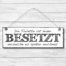 Neben dem symbol und den buchstaben wc sollte das schild außerdem angeben, für wen die toilette gedacht ist. Toilette Besetzt Wc Bad Badezimmer Dekoschild T Rschild Wandschild Holz Deko Wand T R Schild 10x30cm Holzdeko H Dekoschilder Wandschilder Toilettenschilder