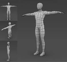 Low Poly Base Mesh Male Low Poly Character Character Modeling Low Poly