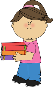 Girl Holding Books Clip Art Girl Holding Books Image Clip Art Book Clip Art Kids Clipart