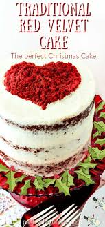 With Deep Red Layers And Snowy White Icing Red Velvet Cake Makes A Beautiful Christmas Desse Christmas Desserts Best Cake Recipes Beautiful Christmas Desserts