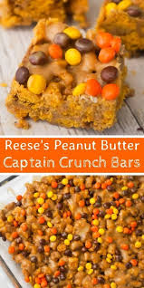 Reese S Peanut Butter Captain Crunch Bars Are An Easy Dessert Recipe Perfect For Peanut Butter Recette De Dessert Simple Recette Dessert Facile Dessert Facile
