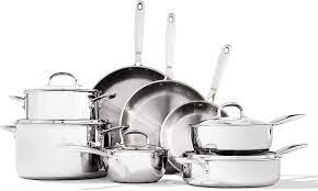 Get 5% in rewards with. Amazon Com Oxo Good Grips Pro Tri Ply Stainless Steel Dishwasher Safe Nonstick Cookware Pots And Pans Set 13 Piece Kitchen Dining