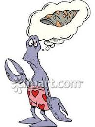 Sad Hermit Crab In Underwear Dreaming About A Shell To Live In Royalty Free Clipart Picture Cute children hermit crab pillow wholesale promotion birthday stuffed toy gift sea animal cartoon plush toy crab. sad hermit crab in underwear dreaming