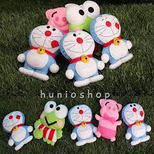 Mini Doll Doraemon Kerropi And Pigplush Plushie Hunioshop Bonekaflanel Feltdoll Feltcraft Handmade Boneka Flanel Pola Boneka Boneka