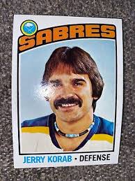 1976-77 Topps #27 Jerry Korab Buffalo Sabres Hockey Card