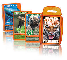 The user attacks enemy in front. Top Trumps Card Game Predators Top Trumps Usa