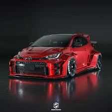 Like the rest of the car, it was specifically designed to be competitive in the wrc and thus features a level of pedigree seldom found in small. Toyota Gr Yaris Goes Wider And Lower In New Rendering Looks Absolutely Savage Autoevolution