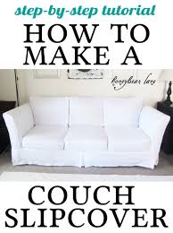 Try a bold, large scale pattern and make a statement. How To Make A Couch Slipcover Part 1