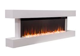 Check spelling or type a new query. 2021 New Premium Product Truflame 60inch White Wall Mounted Electric Fire Suite With 10 Colour Flames And Mantel Pebbles Logs And Crystals