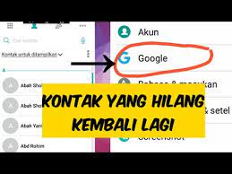 Tangani pemulihan data iphone dalam 3 langkah sederhana. Cara Mengembalikan Kontak Hp Yang Terhapus Part 1 Dengan Setting Google Youtube
