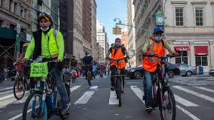 They get the good stuff delivered to your door, in minutes. Nyc Food Delivery Workers Band To Demand Better Treatment Will New York Listen To Los Deliveristas Unidos The City