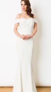 George Jacinta White Size 8 Dress Hire Dresses Sheath Wedding Dress