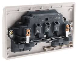 Switches sockets plugs electric electrical wiring devices wiring accessories cable management trunking circuit mk electric is a leading player in the wiring devices and accessories market. K2647 Whi Mk Electric Mk Electric Mk White 2 Gang Plug Socket 2 Poles 13a Type G British 222 7932 Rs Components