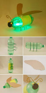 Treat Your Baby With A Bottle Bug With A Glow Stick In It Make This Fantastic Bottle Bug Using Recycling Projects For Kids Recycled Crafts Kids Bottle Crafts