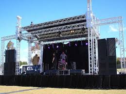 Outdoor Stage Truss Used For Singapore Show Outdoor Stage Lighting Truss Stage Lighting Design