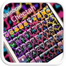 Do you even remember words? Rainbow Cheetah Emoji Keyboard Theme Amazon Co Uk Appstore For Android