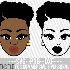 Katrina With Short Hair, African American Woman, Afro Lady, African  American Girl, Black Woman SVG/DXF/PNG