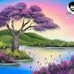 Bob Ross Wet-on-Wet Oil Painting: Majestic Tree