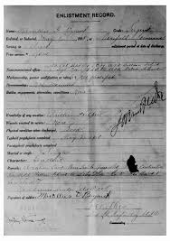 Honorable Discharge Papers of Marcellus Bryant, 1919
