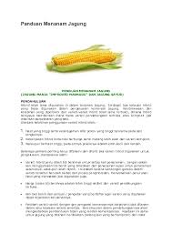 Kertas kerja pengurusan ladang tanaman nenas. Pdf Panduan Menanam Jagung Azrin Hashim Academia Edu