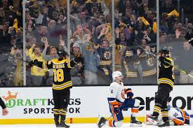Islanders vs bruins islanders articles Recap Pastrnak Records Hat Trick As Bruins Take Game 1 With 5 2 Win Over Islanders Stanley Cup Of Chowder