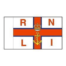 Royal national lifeboat institution rnli flag flying above the lifeguard station in southwould, uk. Rnli Flag Periode Nu Storrelse F 100 Mm