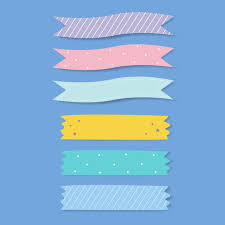Download Colorful Patterned Adhesive Tape Vector Set For Free Vector Free Note Paper Sticky Notes