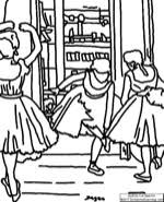 They can serve as a great take home activity. Degas Coloring Pages Enchanted Learning