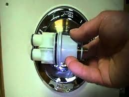 If your valve is highly corroded or the finish is wearing off, replace the entire faucet. Repairing A Leaky Delta Bath Or Shower Faucet Single Lever And Setting Temp Youtube