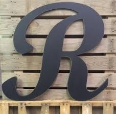 The font is 8 brady bunch many fonts and sizes available. Wedding Guest Book Wooden Letter R Extra Large 36 Capital Script R Black Bold Letter Use Sharpie T Guest Book Wooden Letter Wooden Letters Big Wooden Letters