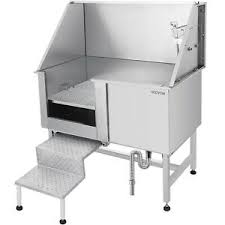 Scrub lightly with a soft brush if necessary. Vevor 50 304 Professional Stainless Steel Pet Dog Cat Wash Shower Grooming Ebay