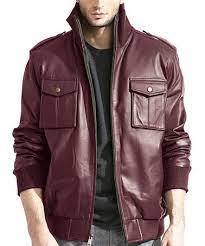 Look At This Zulilyfind Burgundy Four Pocket Leather Jacket Zulilyfinds Jackets Men Fashion Leather Jacket Burgundy Leather Jacket