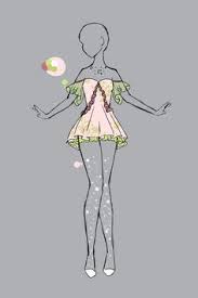 Chibi Base Adoptable Clothes Reference Google Search Fashion Design Drawings Fashion Drawing Anime Dress