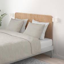 Delaktig Bed Frame With Headboard Aluminum Rattan Ikea Rattan Bed Frame Rattan Bed Bed Frame And Headboard