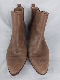 Lucky Brand LK-Lorry Brown Leather Ankle Boot Chelsea Bootie Womens Size 8  M