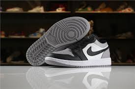 New Air Jordan 1 Low White Atmosphere Black 553558 110 Air Jordans New Jordans Shoes Jordan 1 Low