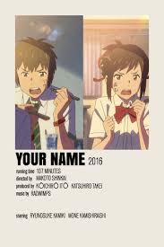 Check spelling or type a new query. Your Name Anime Movie Minimalist Alternative Poster Anime Films Anime Canvas Anime