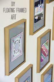 After doing a little research, i came up with a diy floating frame that's simple and modern, and very easy to make. Floating Frame Tutorial Diy Float Frame Diy Float Frame Floating Frame Diy Art Projects