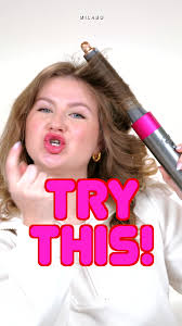 TRY THIS Dyson Hack! #milabu #dysonairwrap #hair