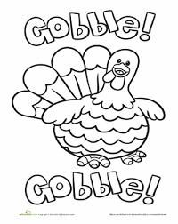 Plump Thanksgiving Turkey Worksheet Education Com Thanksgiving Coloring Sheets Turkey Coloring Pages Thanksgiving Coloring Pages