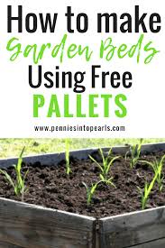 Raised beds are an excellent investment for any garden. Diy Pallet Wood Raised Garden Beds