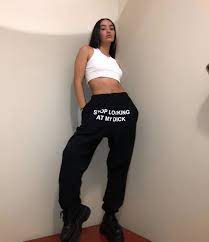 Stop looking at my d sweatpants. Pin On Ootdootn
