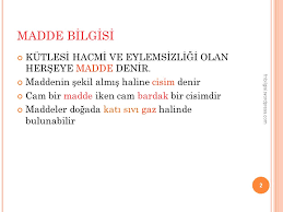 Fnbilgisi Wordpress Com 1 Madde Bilgisi Kutlesi Hacmi Ve Eylemsizligi Olan Herseye Madde Denir Maddenin Sekil Almis Haline Cisim Denir Cam Bir Madde Ppt Indir
