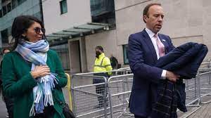 Key points mr hancock was photographed kissing aide gina coladangelo inside the department of health british pm boris johnson said he was sorry to receive mr hancock's resignation 6jb5ksqi8uio1m