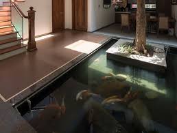 Contoh kolam ikan dalam rumah. 11 Pilihan Desain Kolam Ikan Dalam Rumah Interior Hunian Jadi Lebih Cantik Rumah123 Com