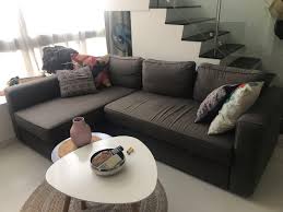 Informiere dich über neue ikea sofa manstad. Sofa Bed L Shape Grey Ikea Manstad Furniture Home Living Furniture Sofas On Carousell