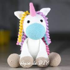 amigurumi unicorn tek boynuzlu at tarifi amigurumi ganchillo crochet ganchillo