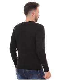 Sueter Replay Masculino Tricot Retiline Preto Secret Outlet
